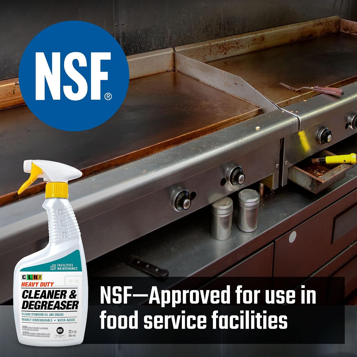 PRO Heavy Duty Multi Surface Industrial Cleaner & Degreaser Lifts Grease OIl