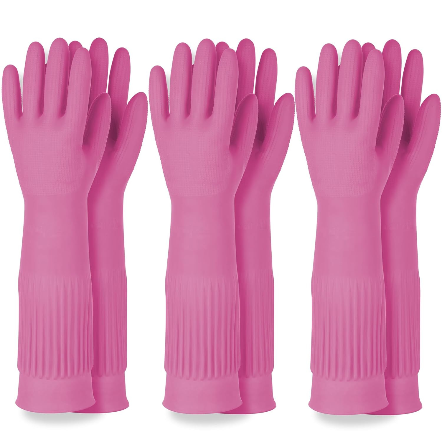2 Pairs Mamison Household Dishwashing Kitchen Gloves Made in Korea Fast Ship