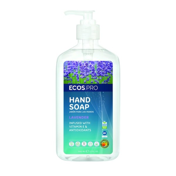 Ecos Pro Pl9665/6 Hand Soap, Biodegradable, Lavender, 6 Pk