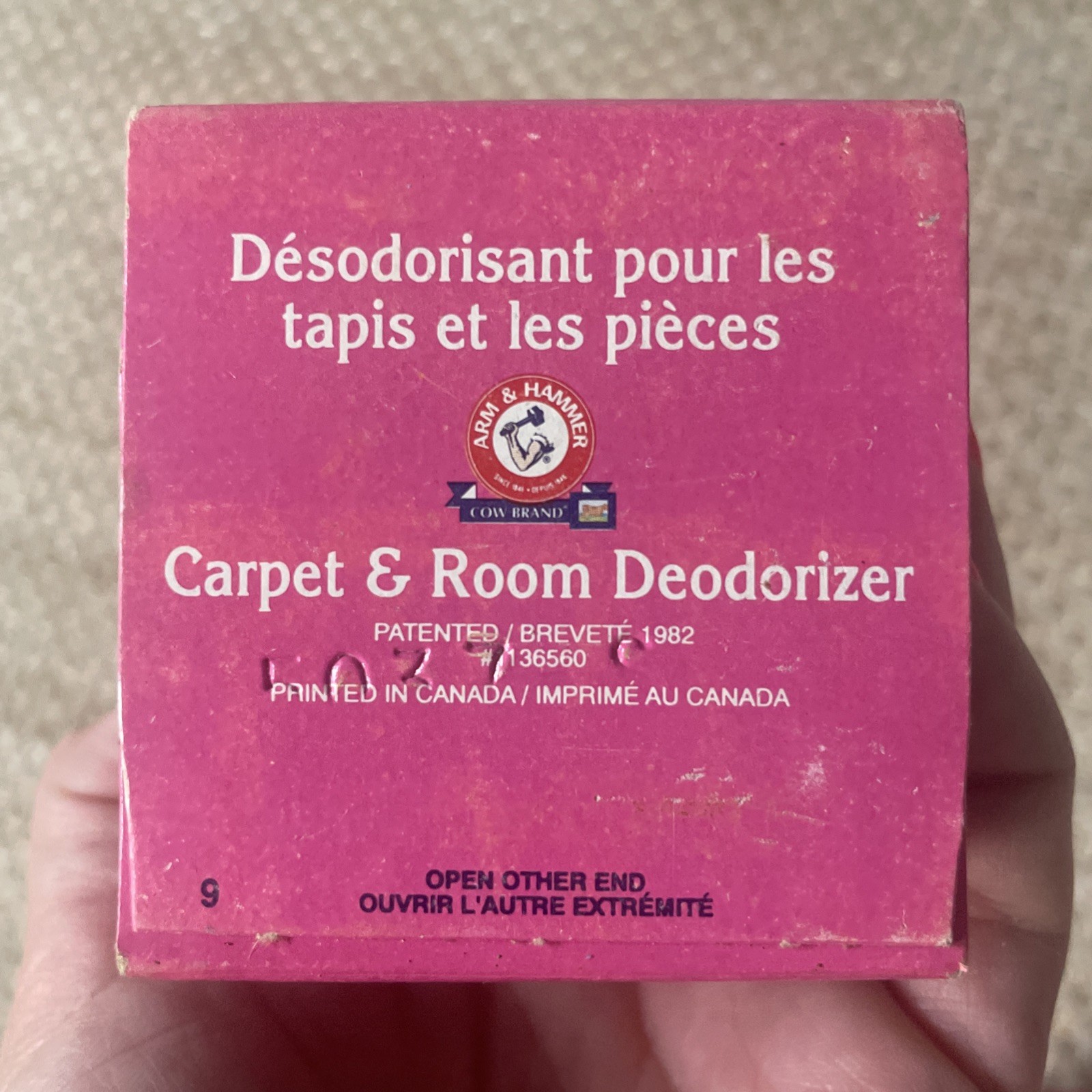 Vintage 1980’sArm & Hammer Potpourri Fresh Carpet Deodorizer NOS Trial 200g