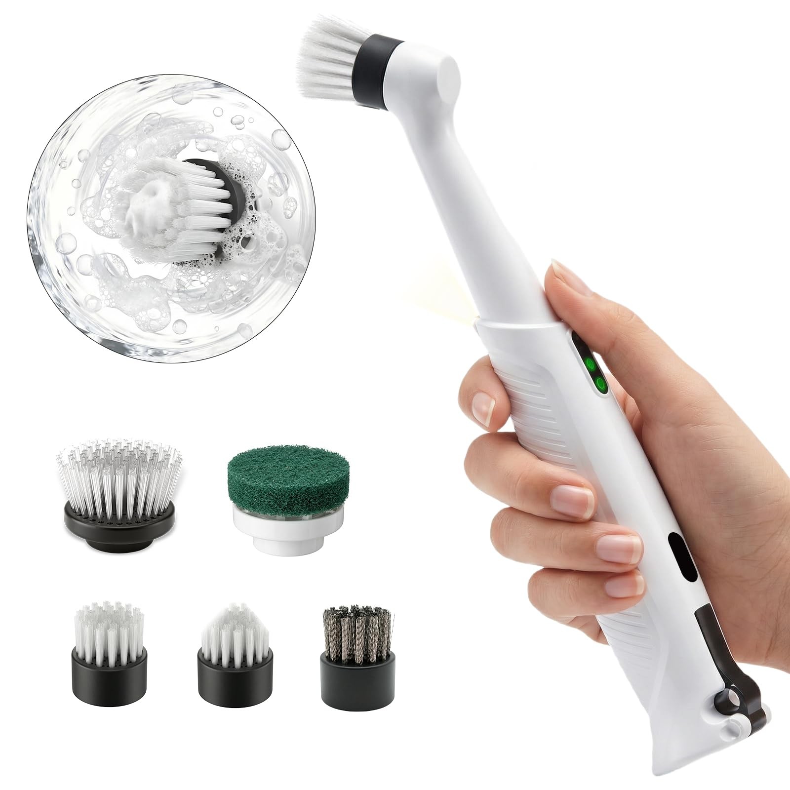 Dyfilmo Electric Spin Scrubber, Rechargeable Waterproof Grout Cleaning Brush …