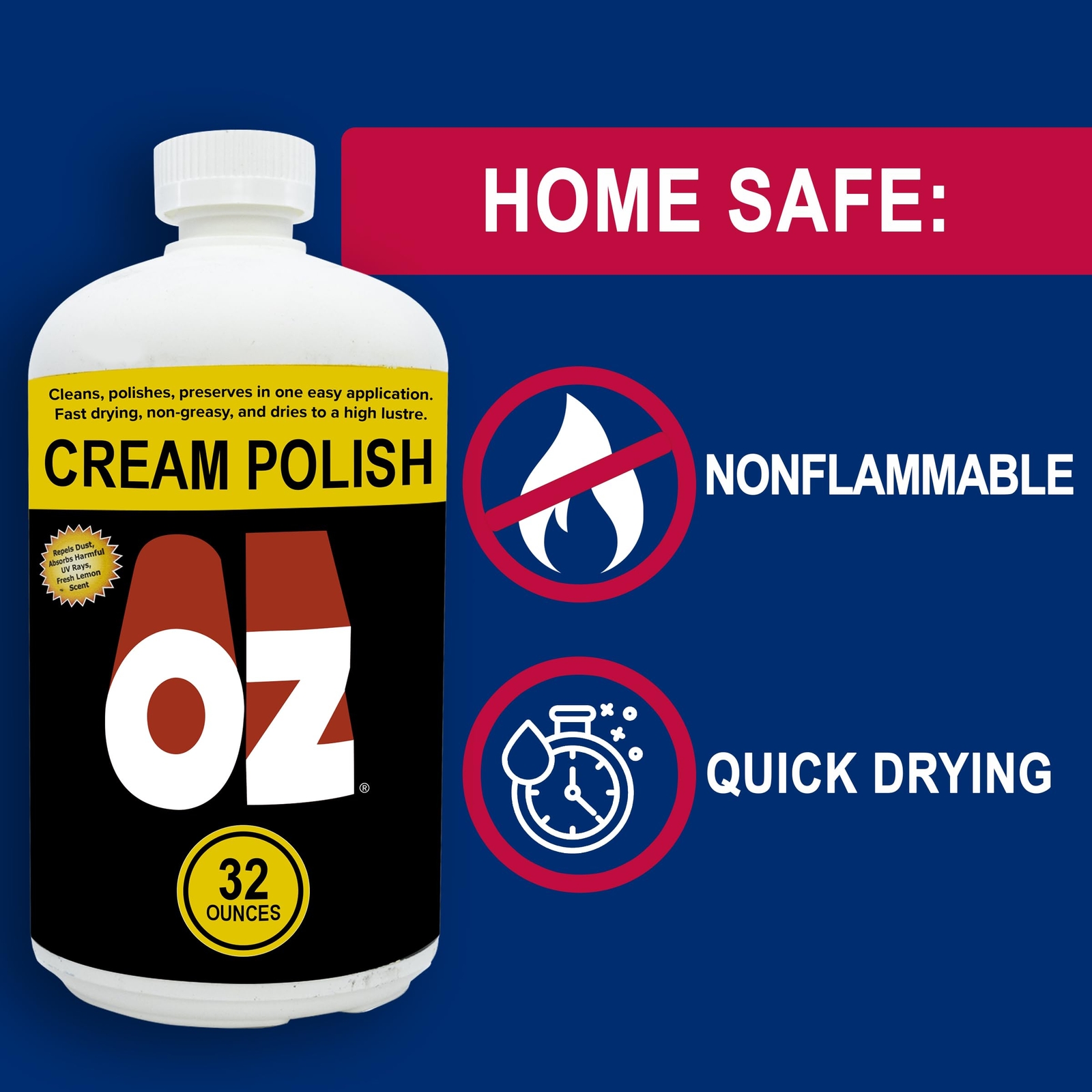 Mohawk Finishing Products 32oz Cream Polish Furniture Cleaner and Protector