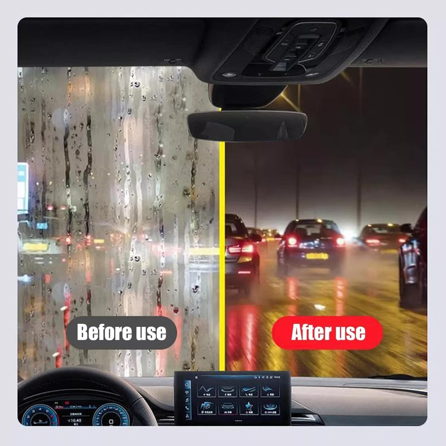 2Pack Automotive Oil Film Cleaning Brush for Car Windows Glass Cleaning 120ML US