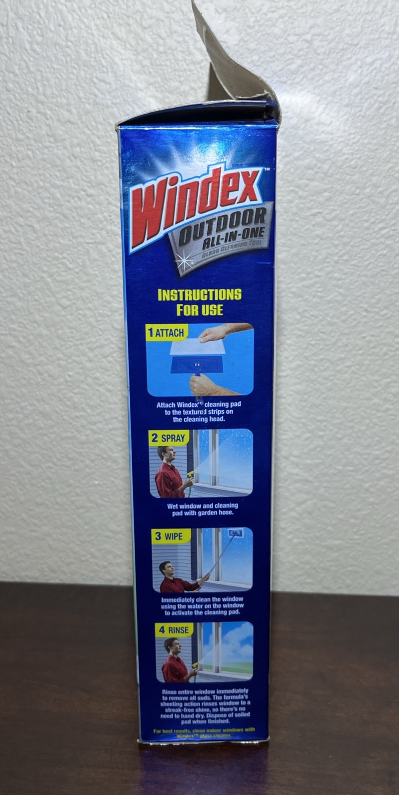 Windex Outdoor All In One Glass and Window Cleaner Tool Starter Kit