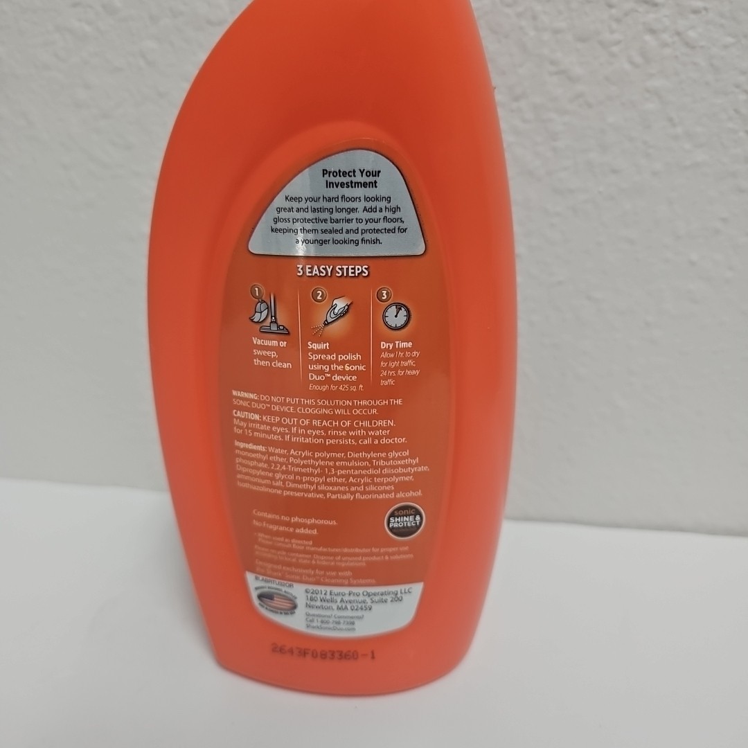 SHARK Wood Hard Floor Polish 24.9 oz. High Gloss Tile Stone Discontinued PARTIAL