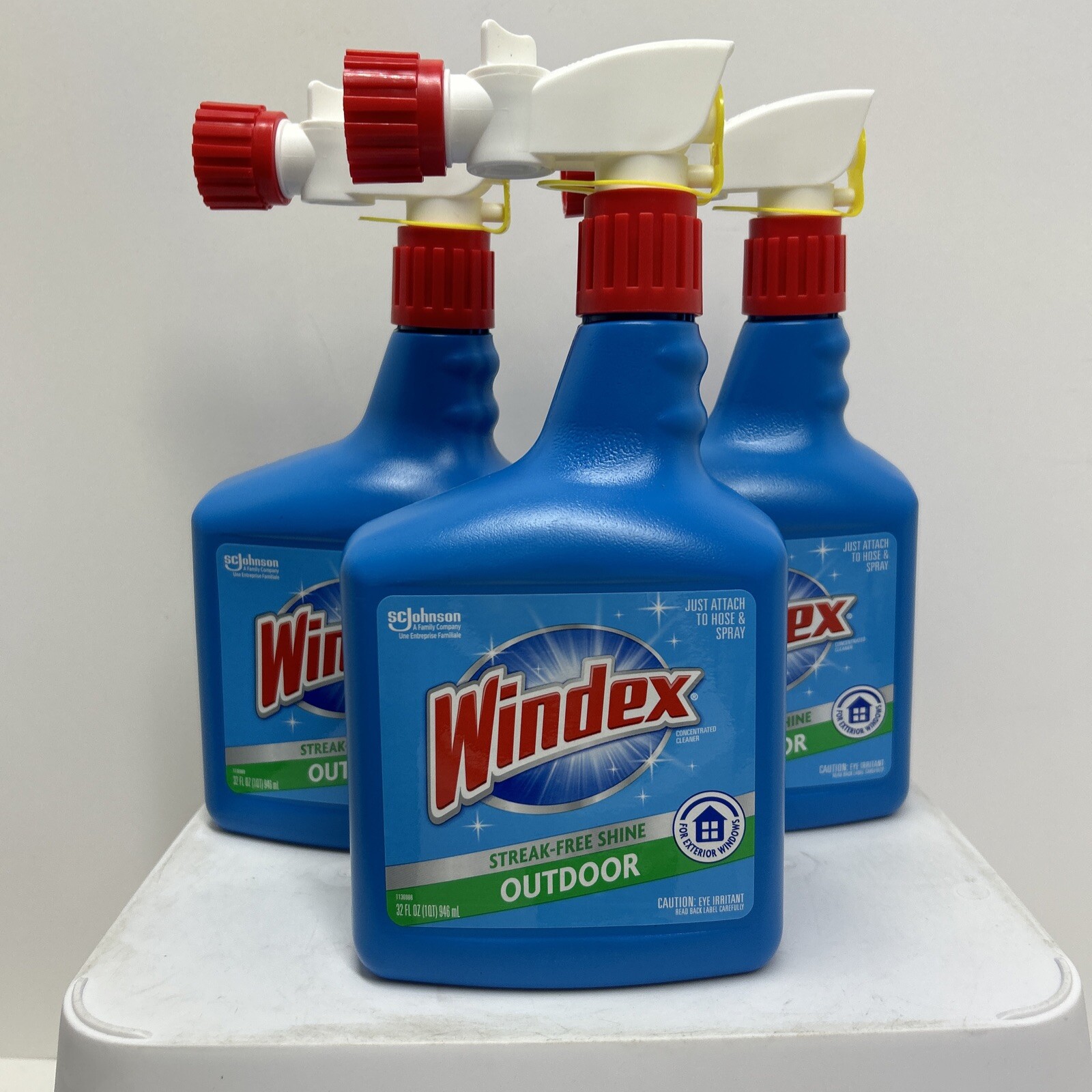 LOT OF 3 – Windex Outdoor Glass and Patio Concentrated Cleaner – 32oz