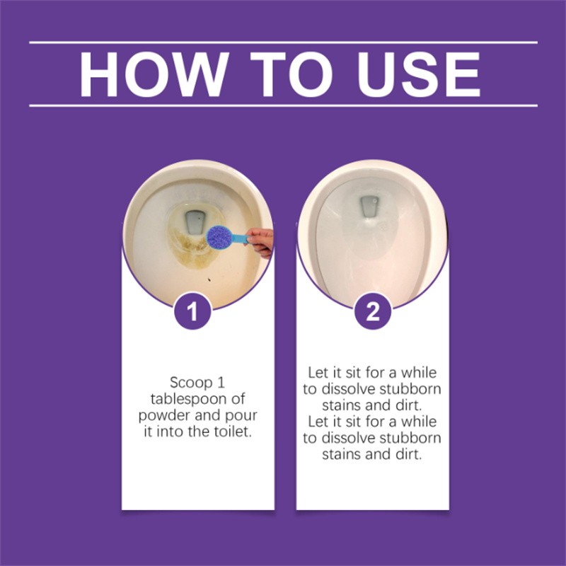 1-5PCS Fizzclean Toilet Foam Cleaner, Toilet Cleaning Foam Insta-Action 100g
