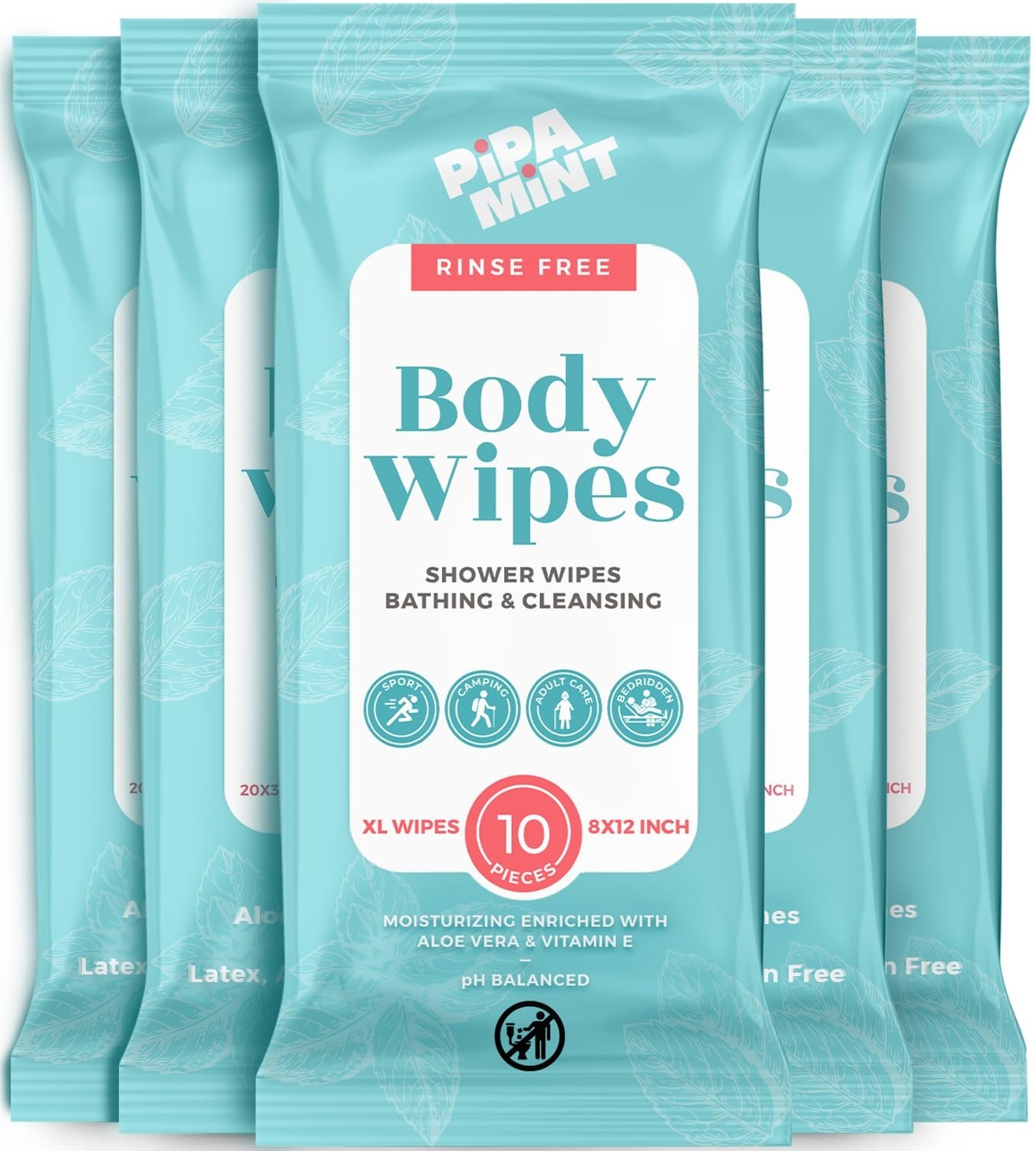 Portable XL Cleansing Wipes – 50 Count, Perfect for Travel and Active Lifestyles
