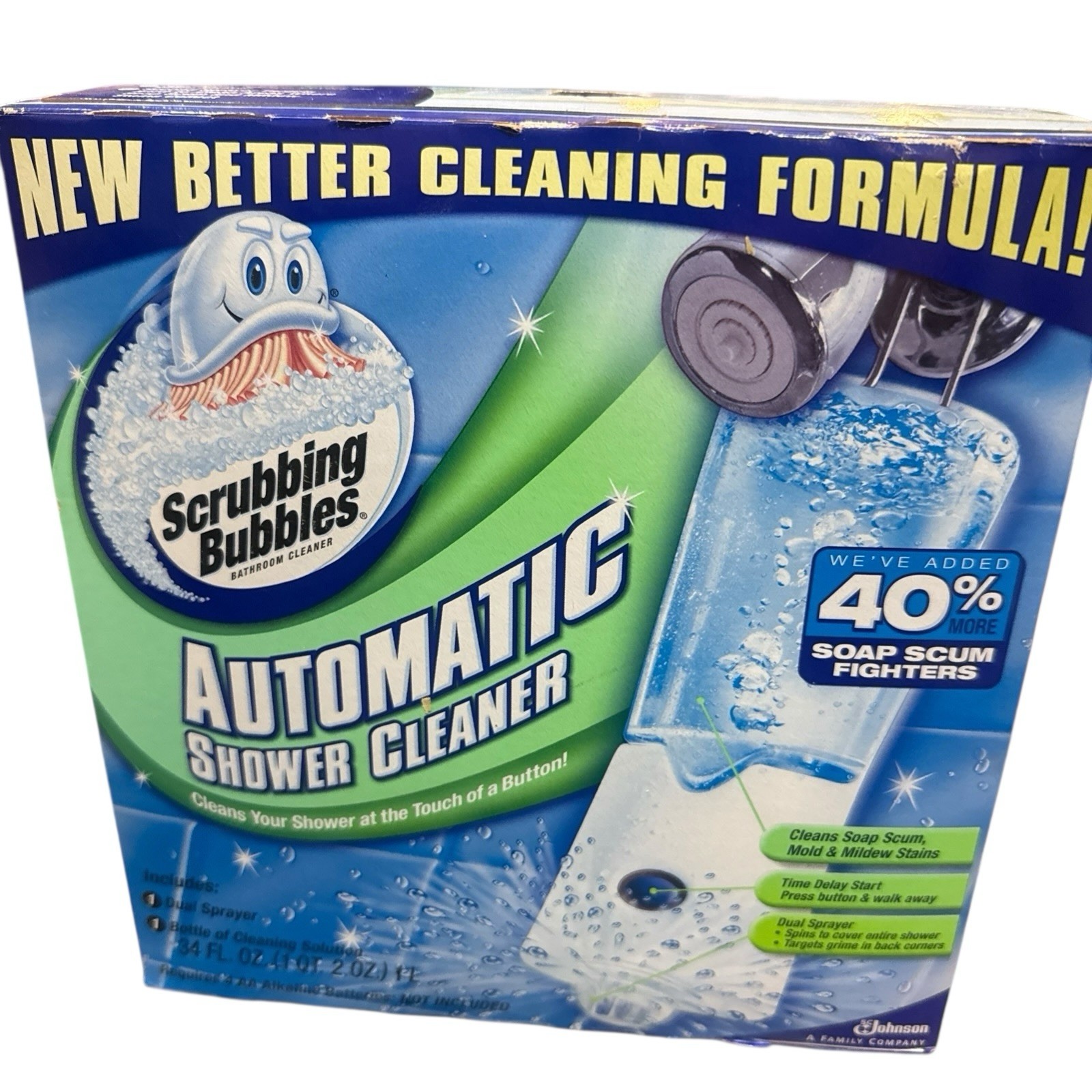 Scrubbing Bubbles Automatic Shower Cleaner New Old Stock – Dusty Box