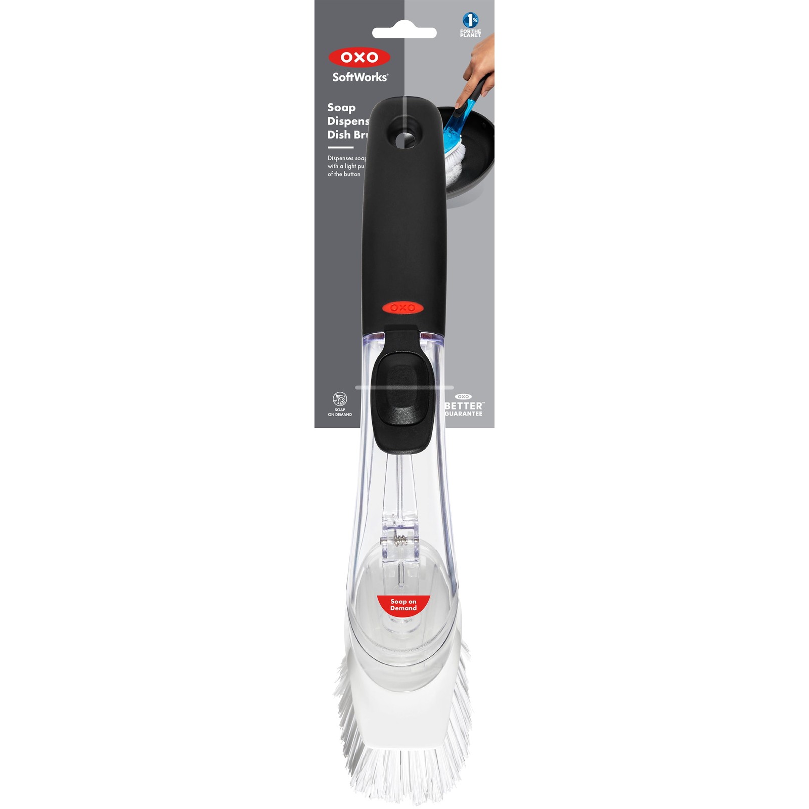 OXO SoftWorks Soap Dispensing Dish Brush – Lever