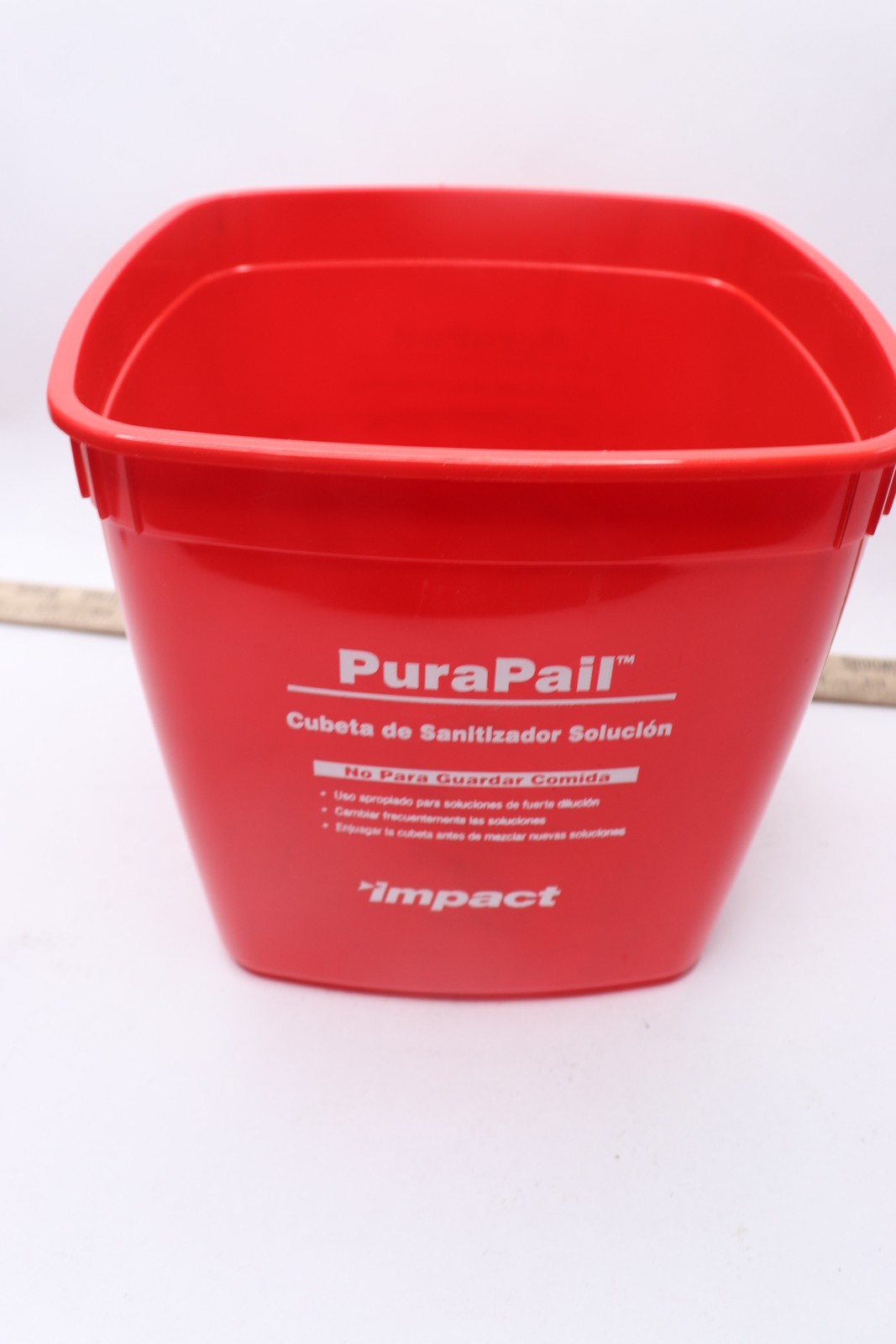IMpact PuraPail Sanitizer Pail Red 6-Quart 5506-6S