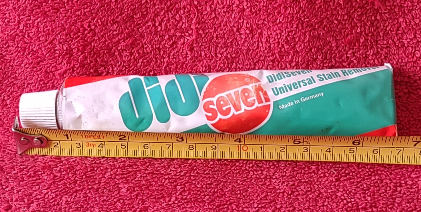 Vtg 1992 DidiSeven Universal Stain Remover Partial Tube Made in Germany 100g