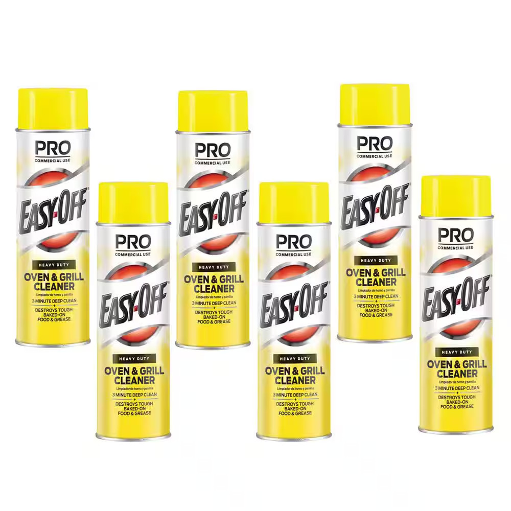 24 Oz. Professional Heavy-Duty Oven and Grill Cleaner (6-Pack) Free Shipping NEW