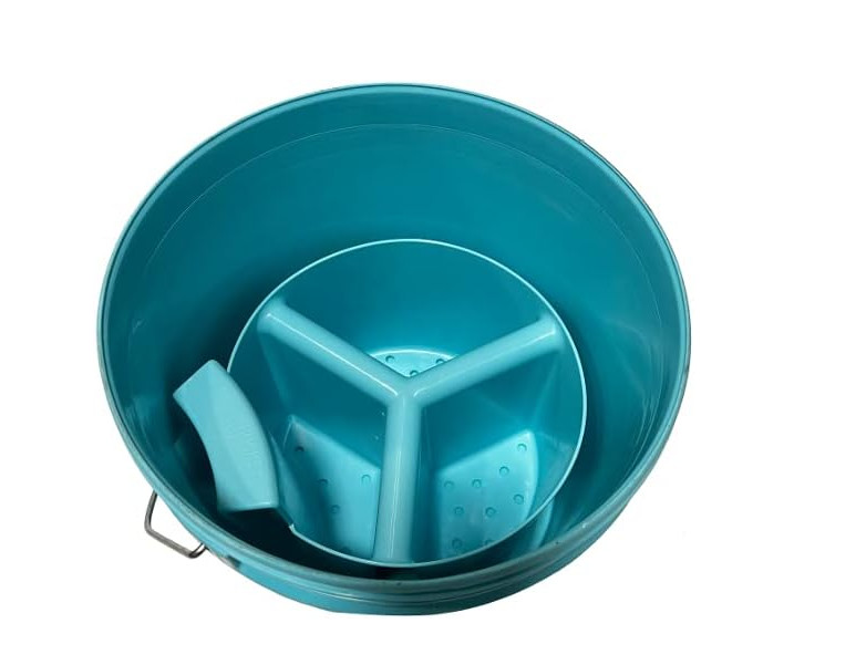 BUCKET CADDY WITH HANGER-Great for car wash, tool box, house cleaning, fit in 3.