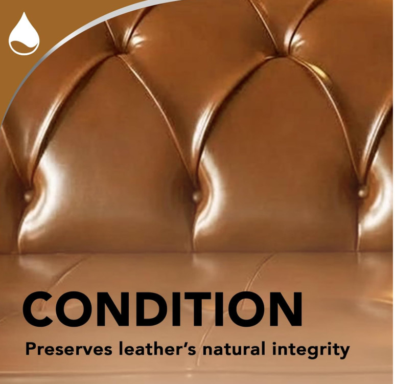 Weiman Leather Cleaner & Conditioner 12 Oz UV Protect for Car Furniture Shoes