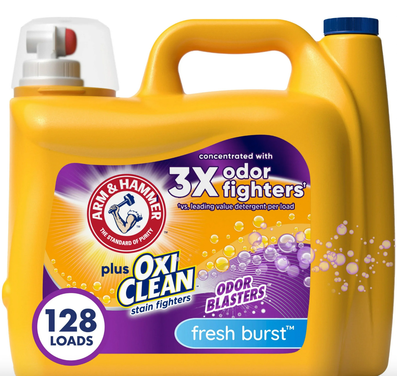 Plus OxiClean Odor Blasters Liquid Laundry Detergent Fresh Burst
