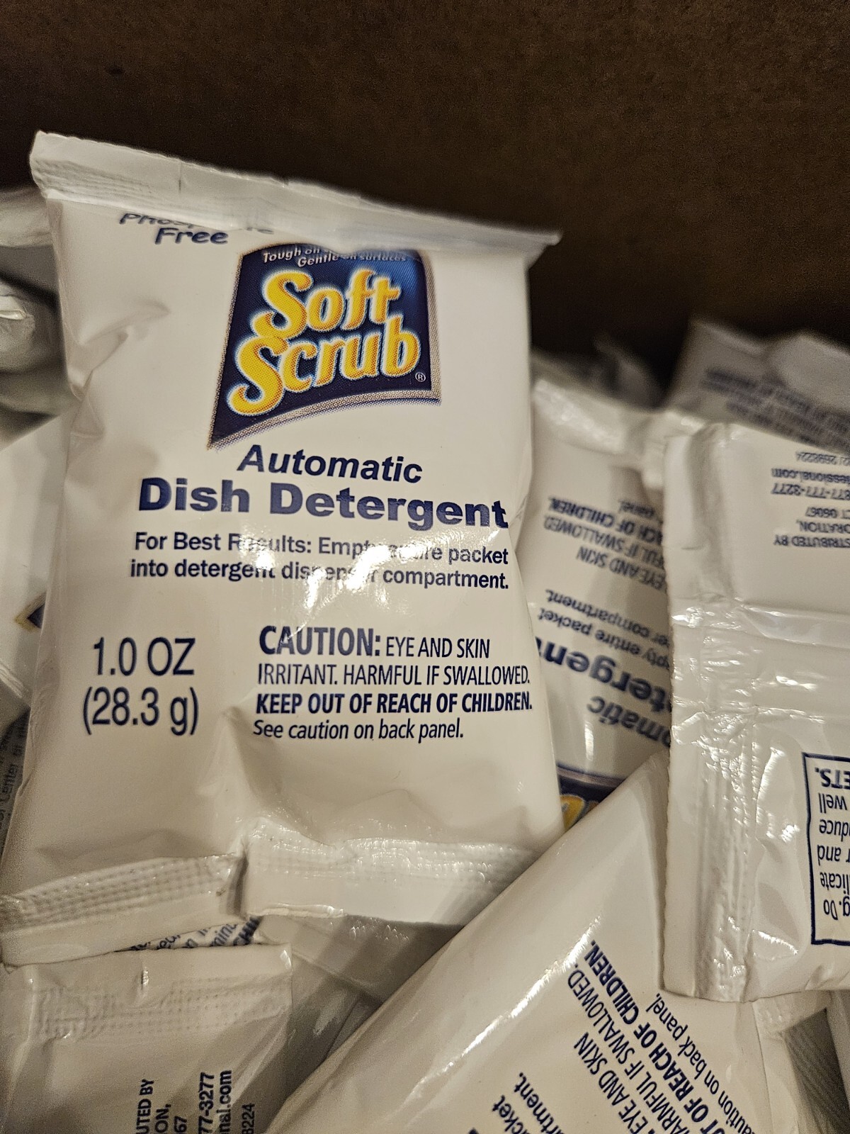 Soft Scrub – 2490010006 Automatic Dish Detergent, 1oz Pouch (Pack of 200)