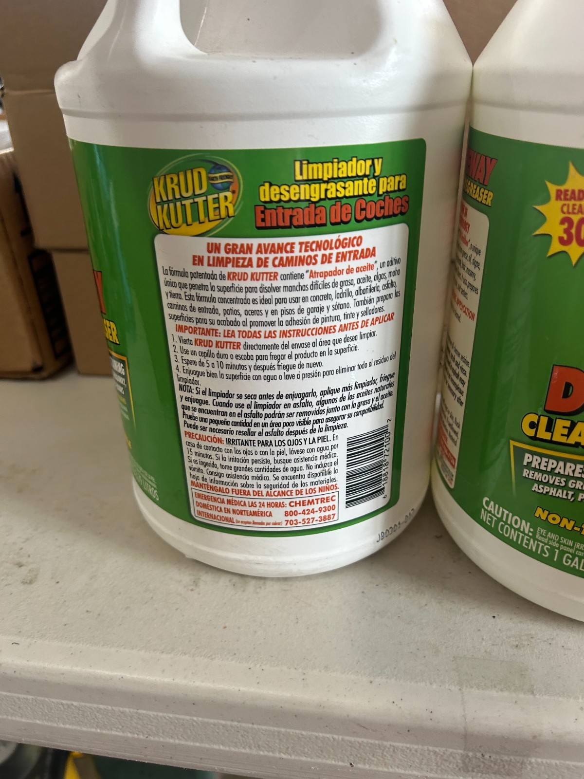 2-pack 1-gallon Krud Kutter Driveway Cleaner Degreaser Stain Remover concentrate
