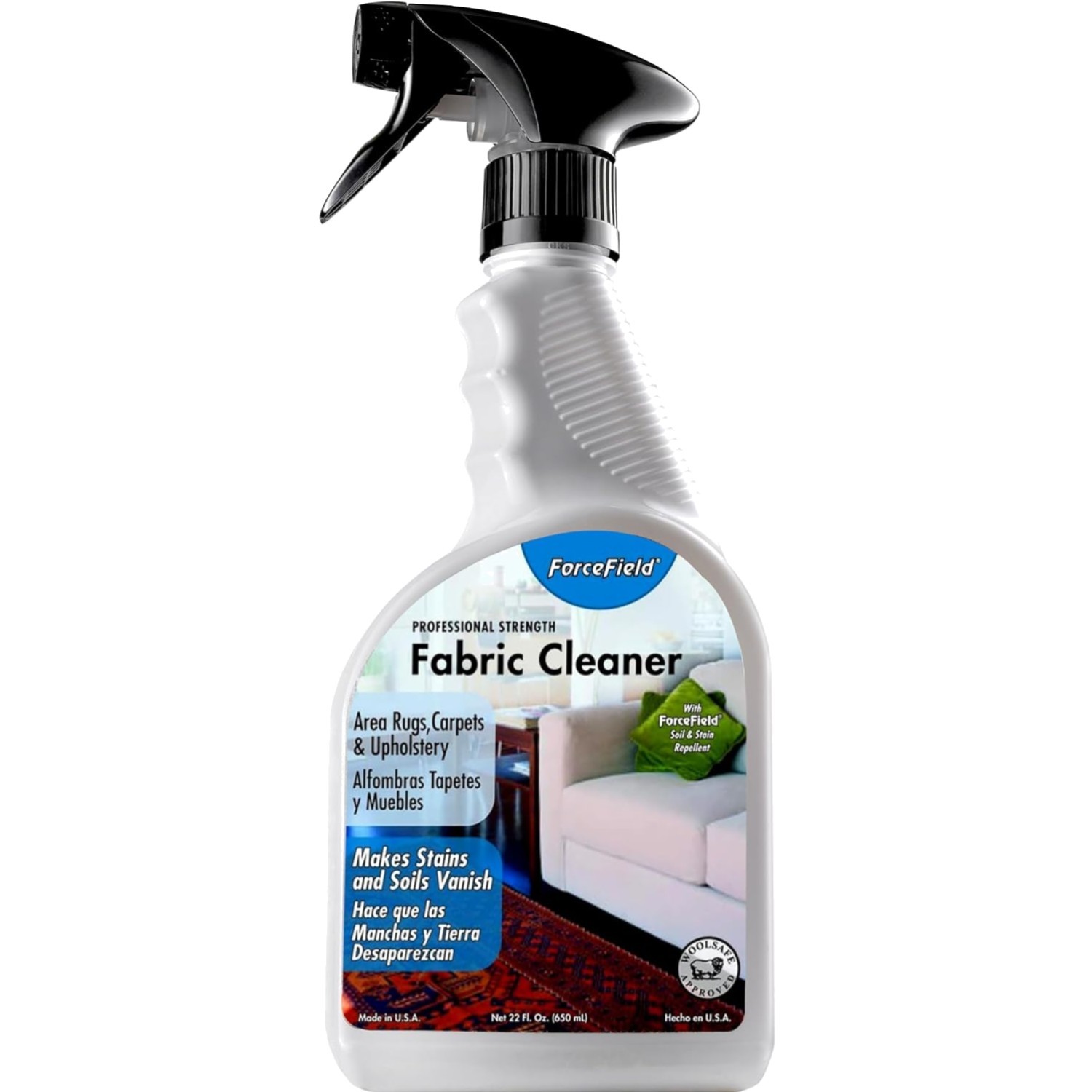 Fabric Cleaner Professional Strength, Deeply Penetrates Water Safe Fabric & F…