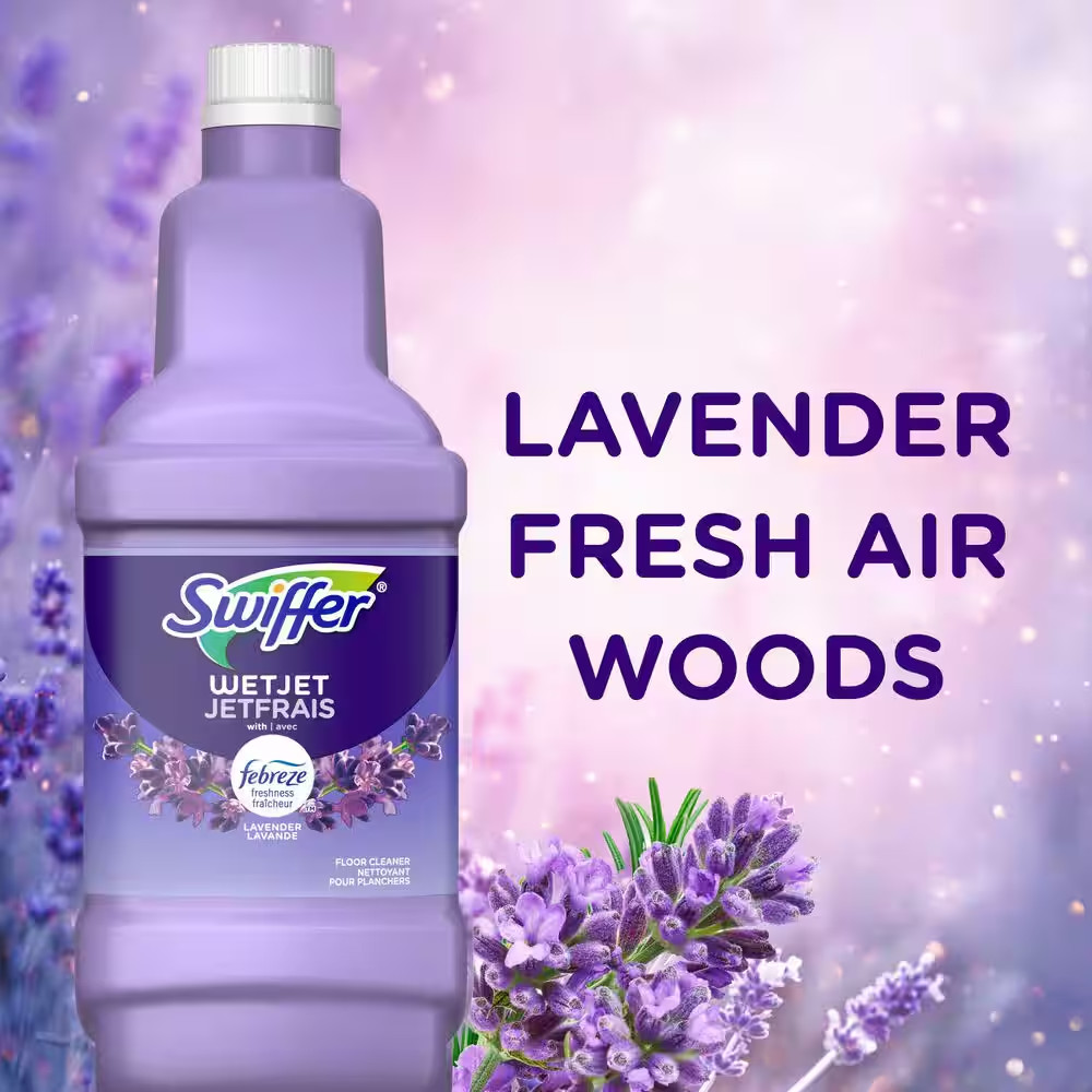 Wetjet 42.2 Oz. Multi-Purpose and Hardwood Floor Cleaner Lavender Vanilla and Co