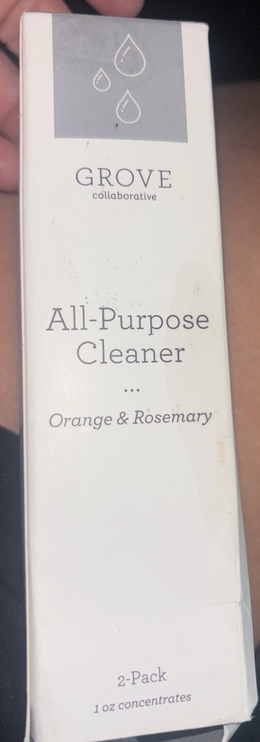 Grove Collaborative Cleaning Essentials Set Orange & Rosemary 2 Pack concentrate