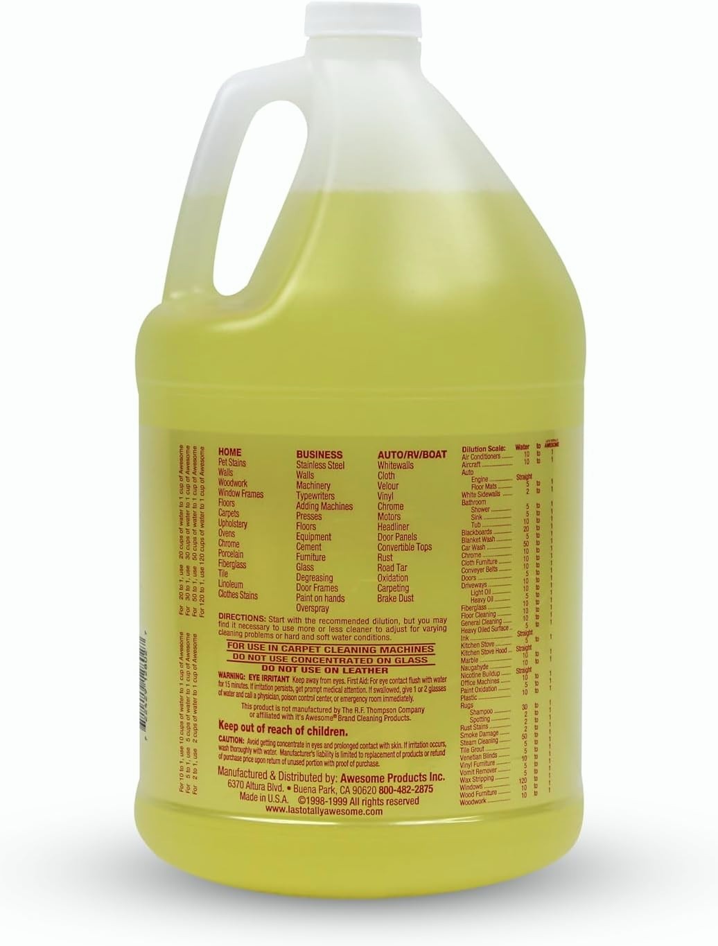 4 Pack – LA’s Totally Awesome All Purpose Cleaner Concentrated Degreaser 64oz
