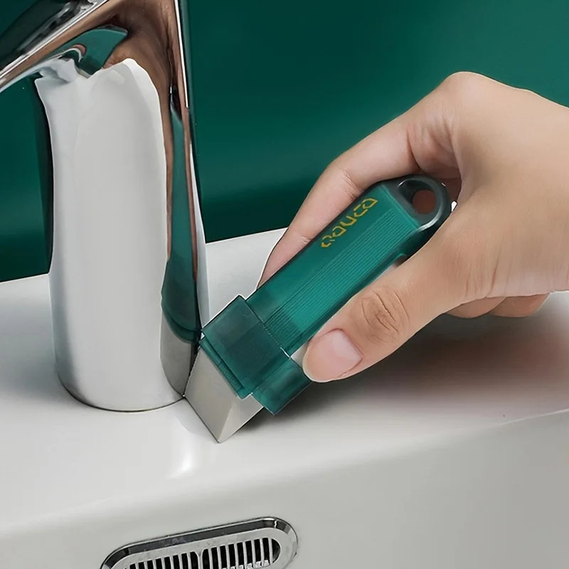 1pc Reusable Stain Remover Eraser Kitchen Faucet Lime Eraser Bathroom Glass