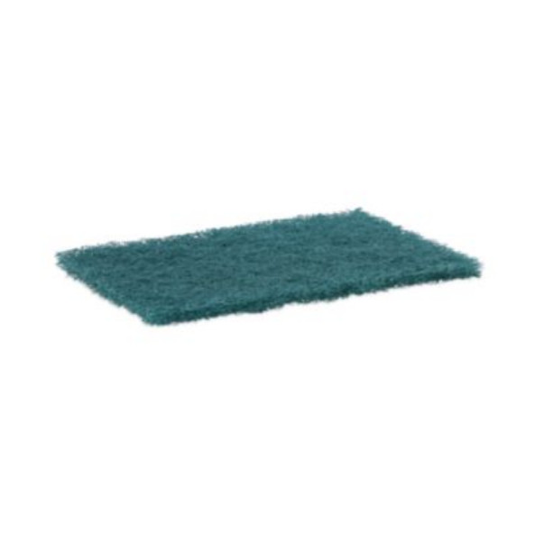 Boardwalk BWK186 Heavy-Duty Scouring Pad, 6 x 9, Green, 15/Carton