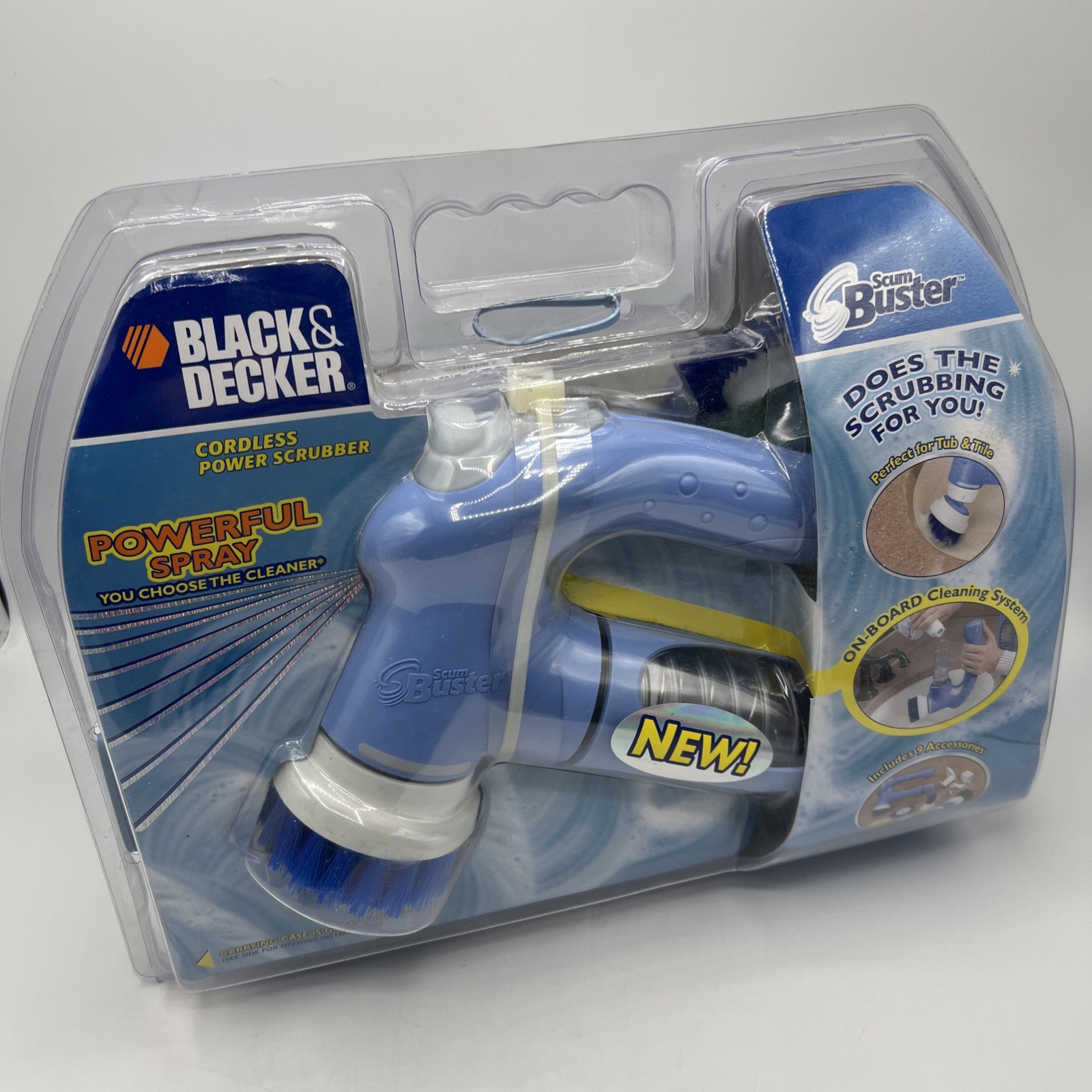 Black & Decker Scum Buster S600 Cleaning Kit Cordless Power Scrubber