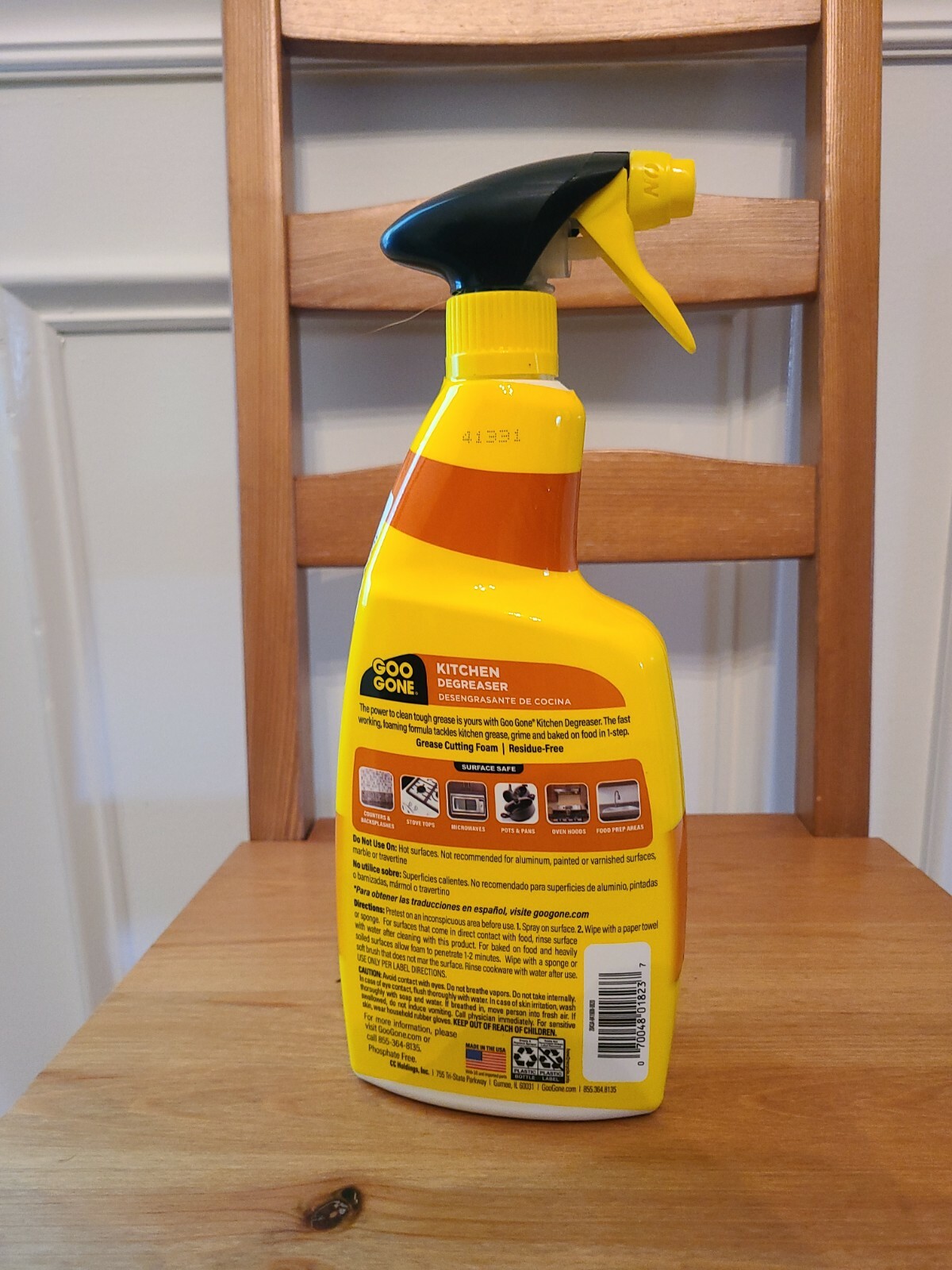 GOO GONE – Kitchen Range Stove Top DEGREASER Grime Foaming Cleaner 28oz New!
