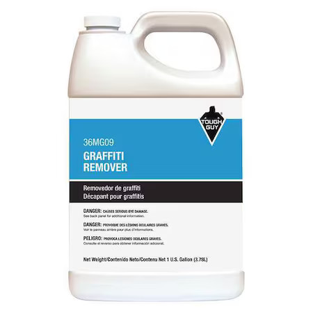 Graffiti Remover, 1 Gal., Bottle, Odorless, 36Mg09