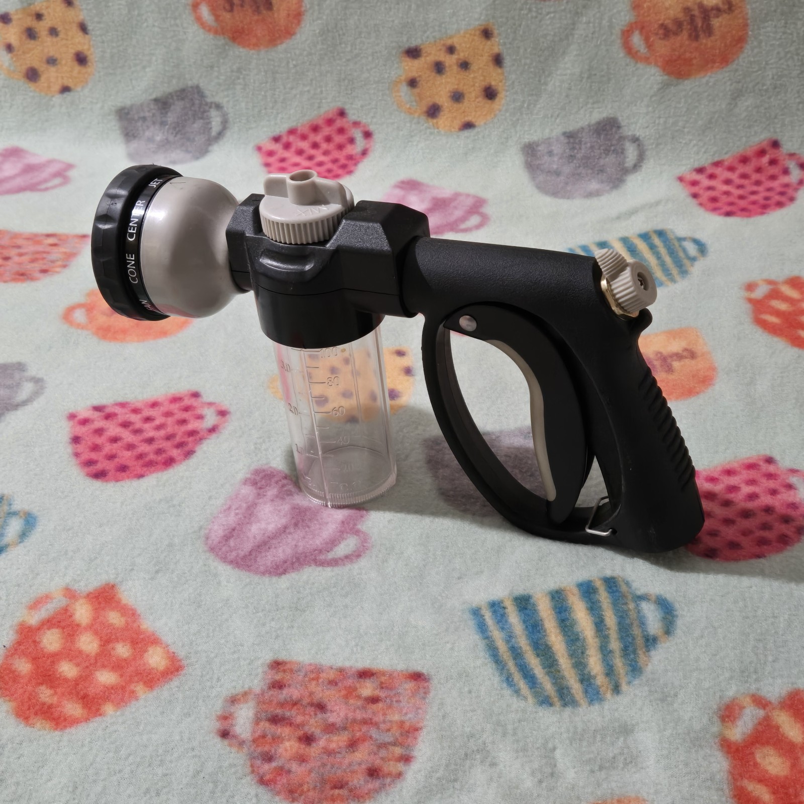 9-Pattern Car Wash Nozzle with Built-In Soap Dispenser Adjustable Spray