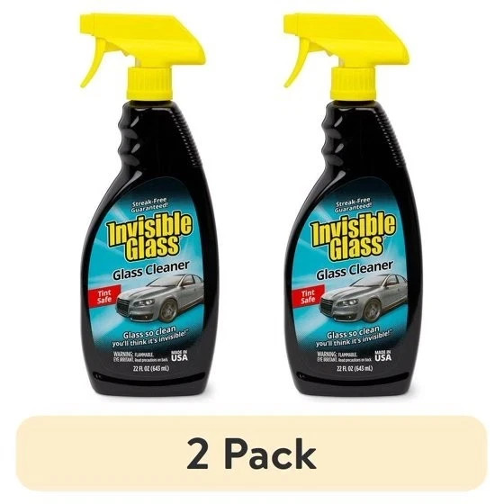 2 Pack Stoner Car Care Invisible Glass Premium Glass Cleaner, Window Spray 22Oz