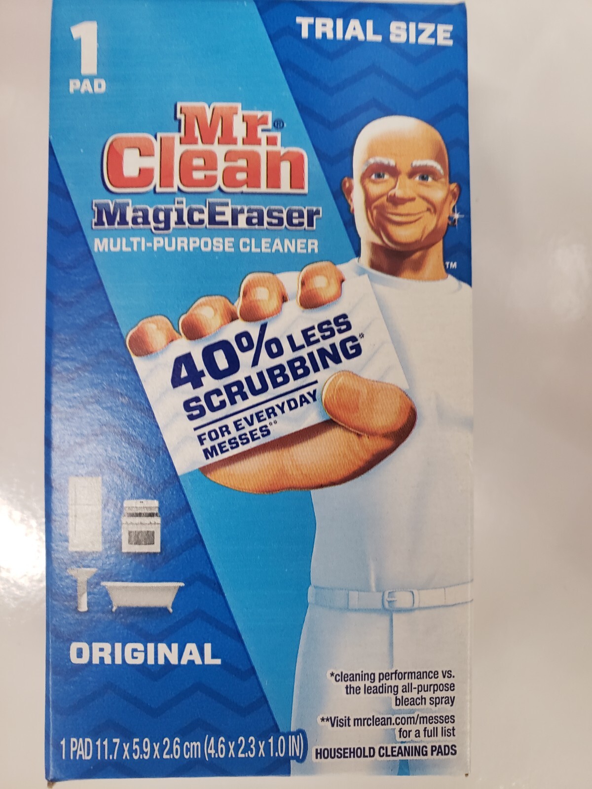 1 Mr.Clean Orignal Magic Eraser 2x Stronger New
