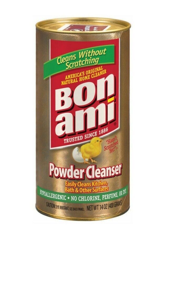 Bon Ami POWDER CLEANSER 14 oz. No Scent Cleaner Kitchen Bath Surfaces 04410 NEW!