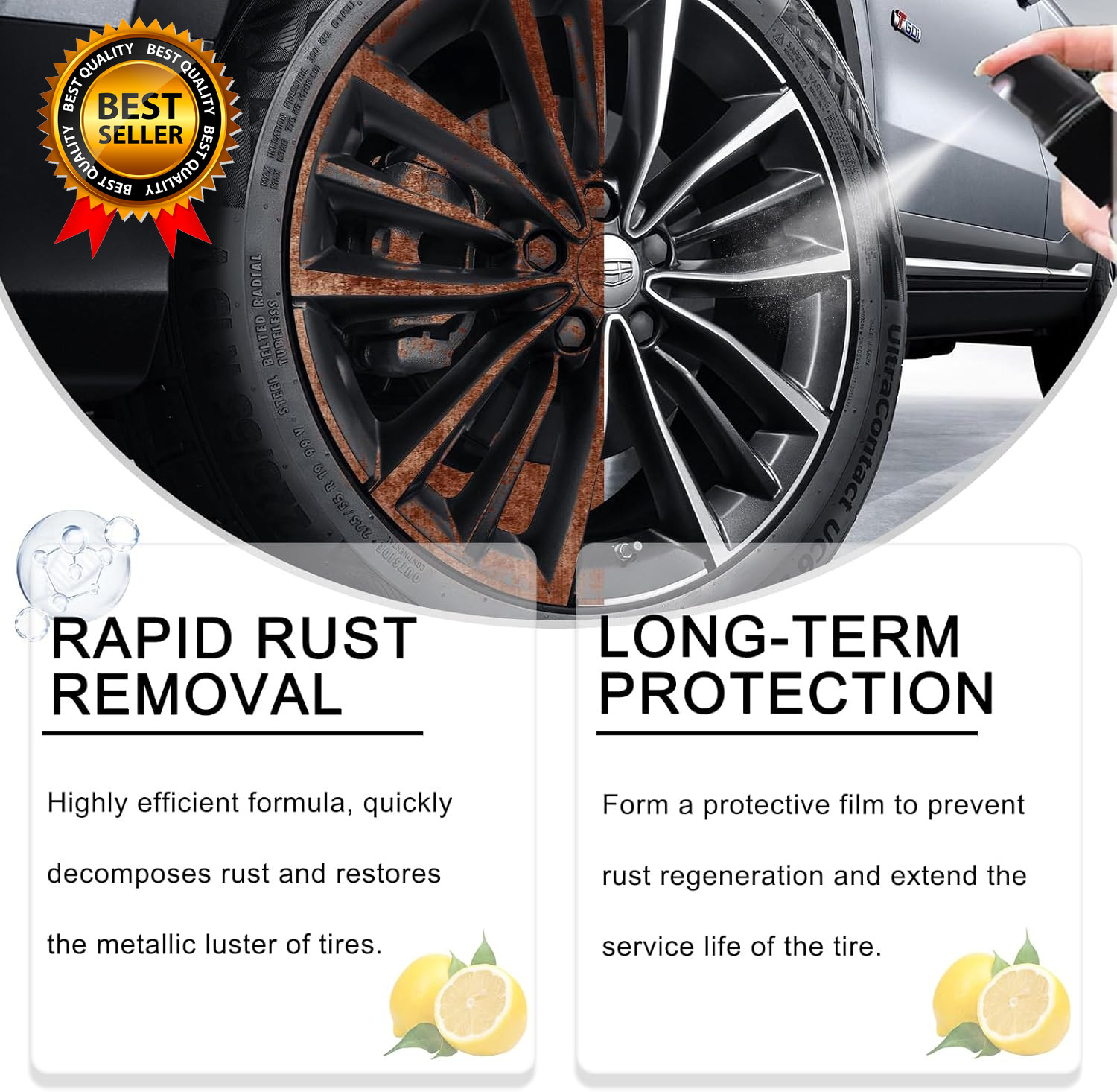 2PCS Nexa Rust Remover Spray Rust Remover for Metal Nexa 2.0 anti Rusts Iron Out