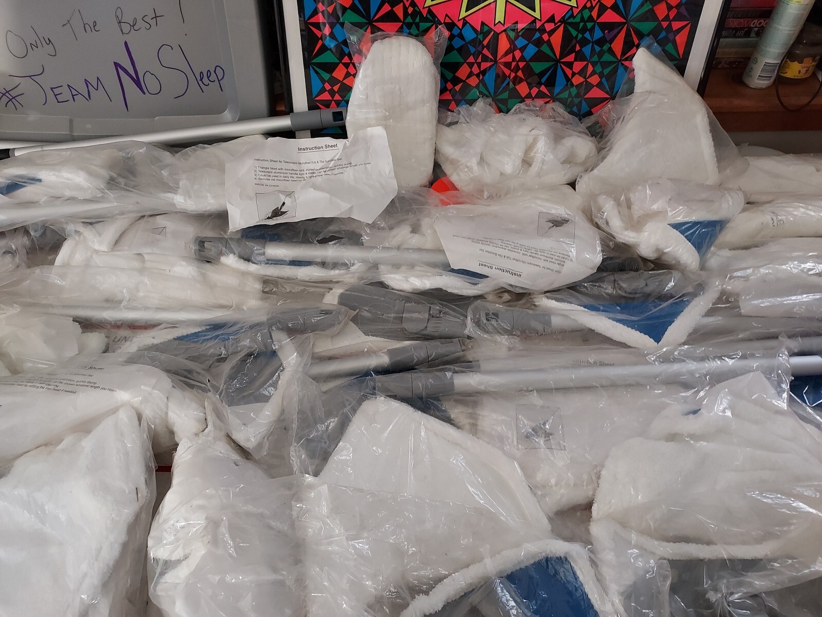 Lot Of 25 Pieces Extendable Tub And Tile Scrubber + Heads See Photos T3#79