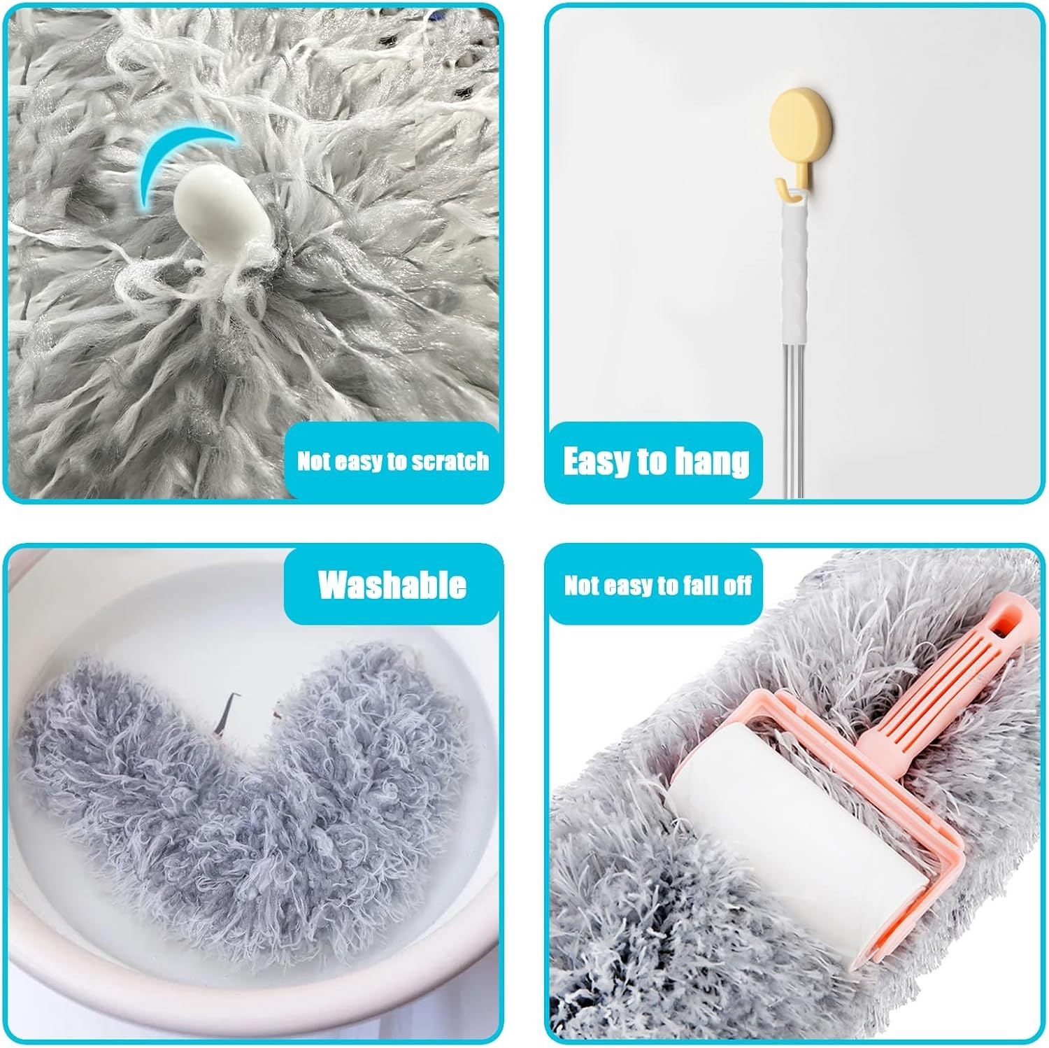 Versatile 110-Inch Feather Duster – Perfect for Cleaning Fans, Blinds & Ceilings