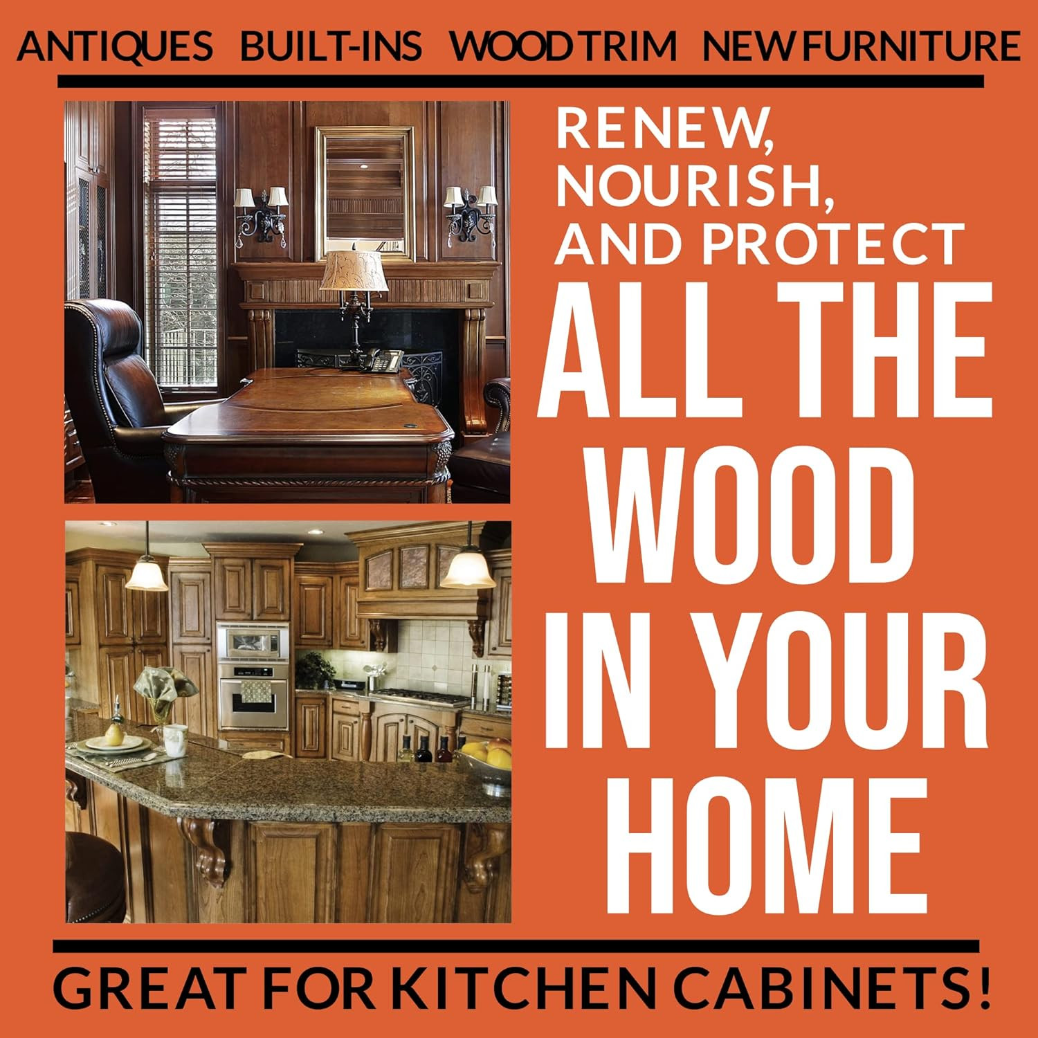 Beeswax Furniture Polish – Natural Wood Polish with Lavender & Sweet Orange Oil