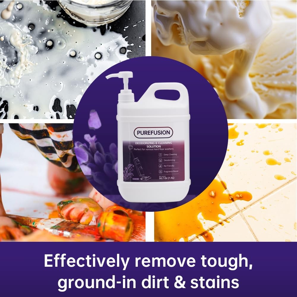 Deodorizing Cleaning Solution 50.7 OZ/1.5L for Tineco iFLOOR FLOOR S3 S5 S6 S…