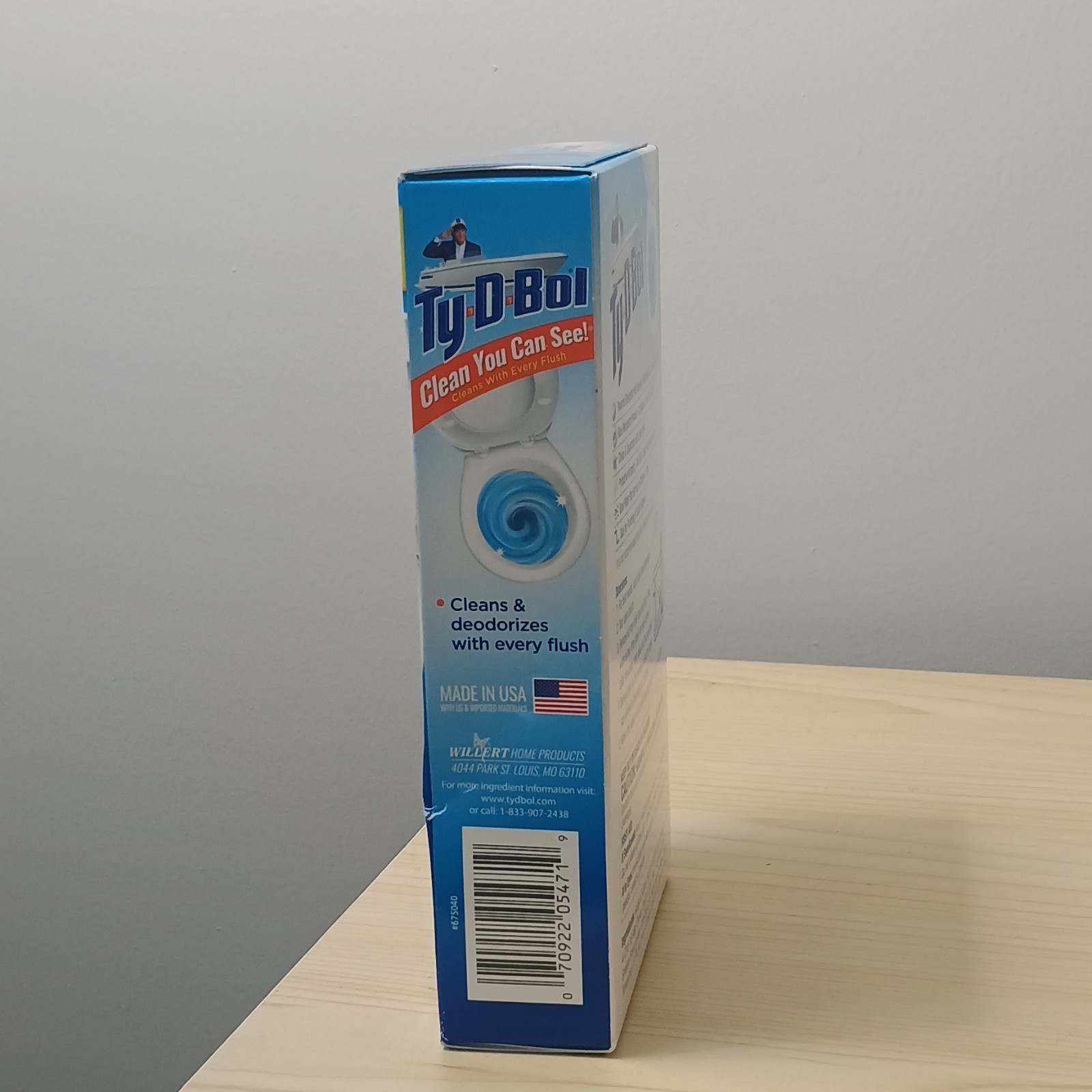 Ty-D-Bol Toilet Bowl Cleaner Tablets Continuous Blue Water 5 Pack 7.0 oz