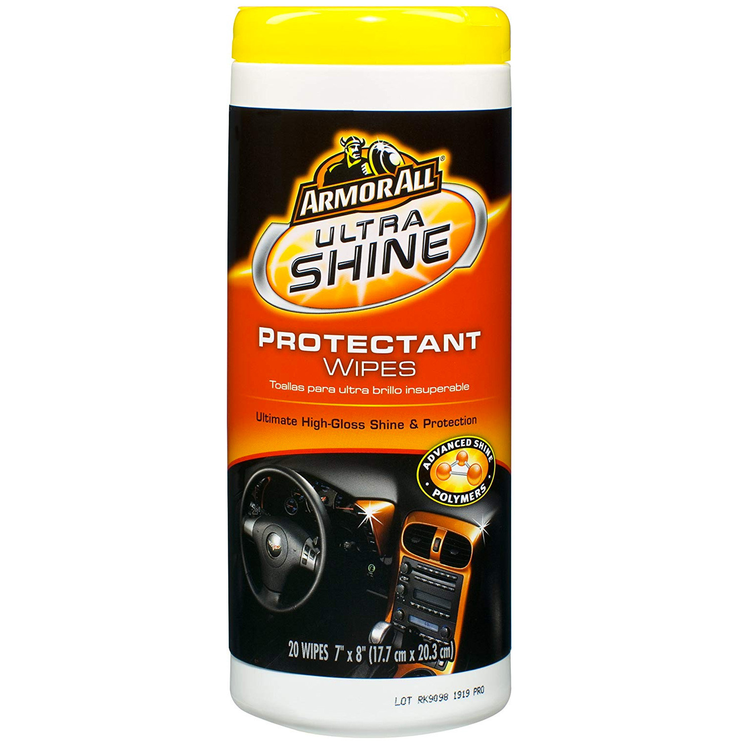 Armor All Ultra Shine Protectant Wipes, 20 wipes