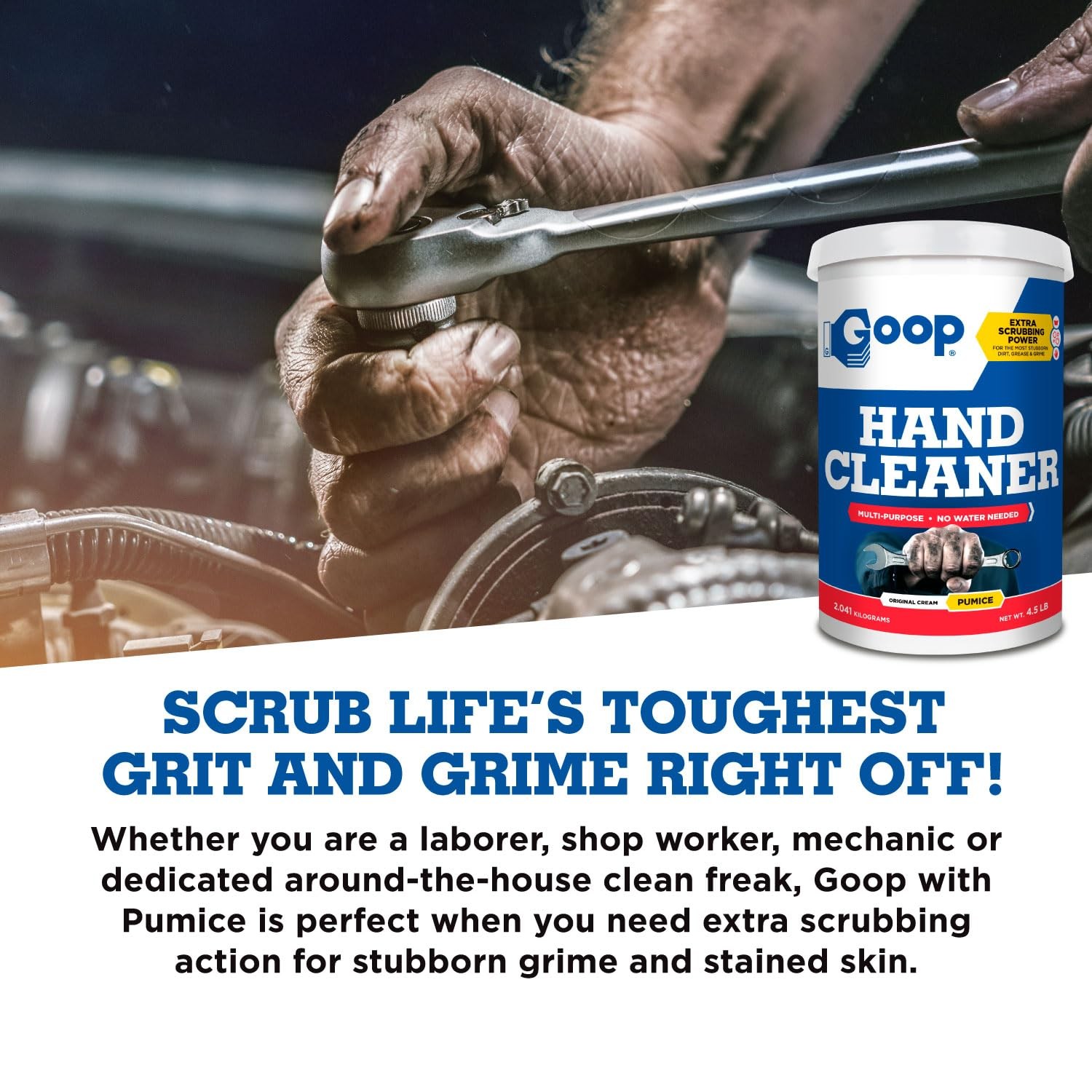 Hand Cleaner with Pumice 4.5 Lb. Can