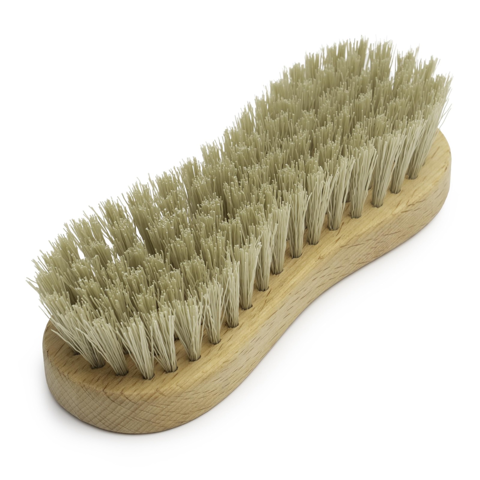 Medium-Stiffness Nylon Fiber Scrub Brush – Heavy Duty Cleaning Brush, Wooden …