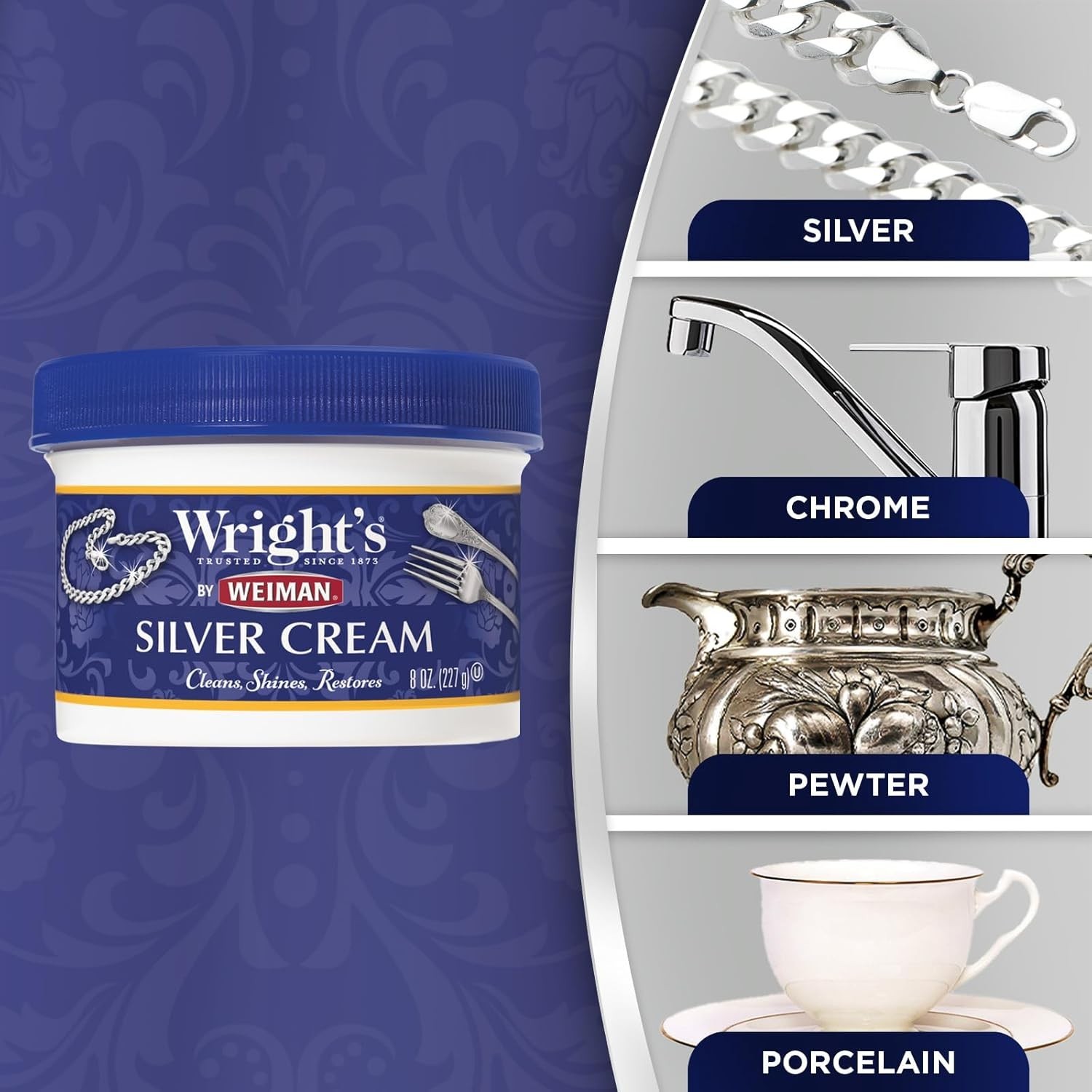 Brilliant 16 Ounce Silver Cleaner & Copper Polish – Low Odor, Fragrance-Free
