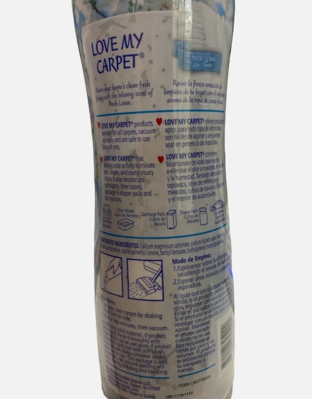 2 PACK Love My Carpet Fresh Linen 17oz ** FREE SHIPPING**