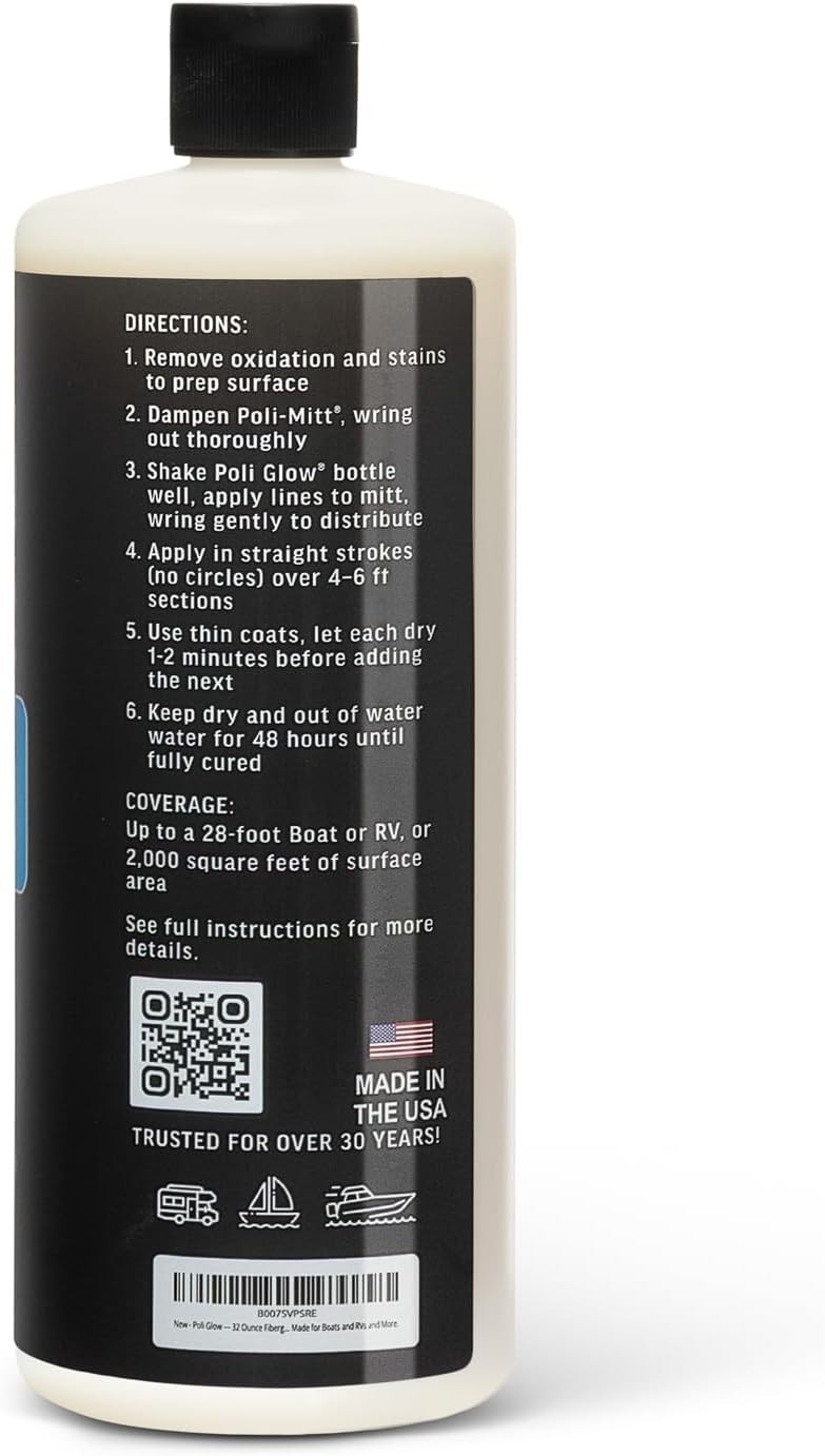 32oz Fiberglass Restorer for Boats RVs and More Surface Restoration