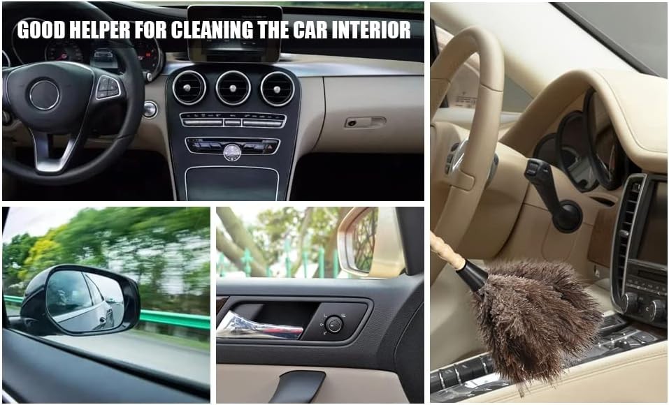 Eco-Friendly 14″ Ostrich Feather Duster x10