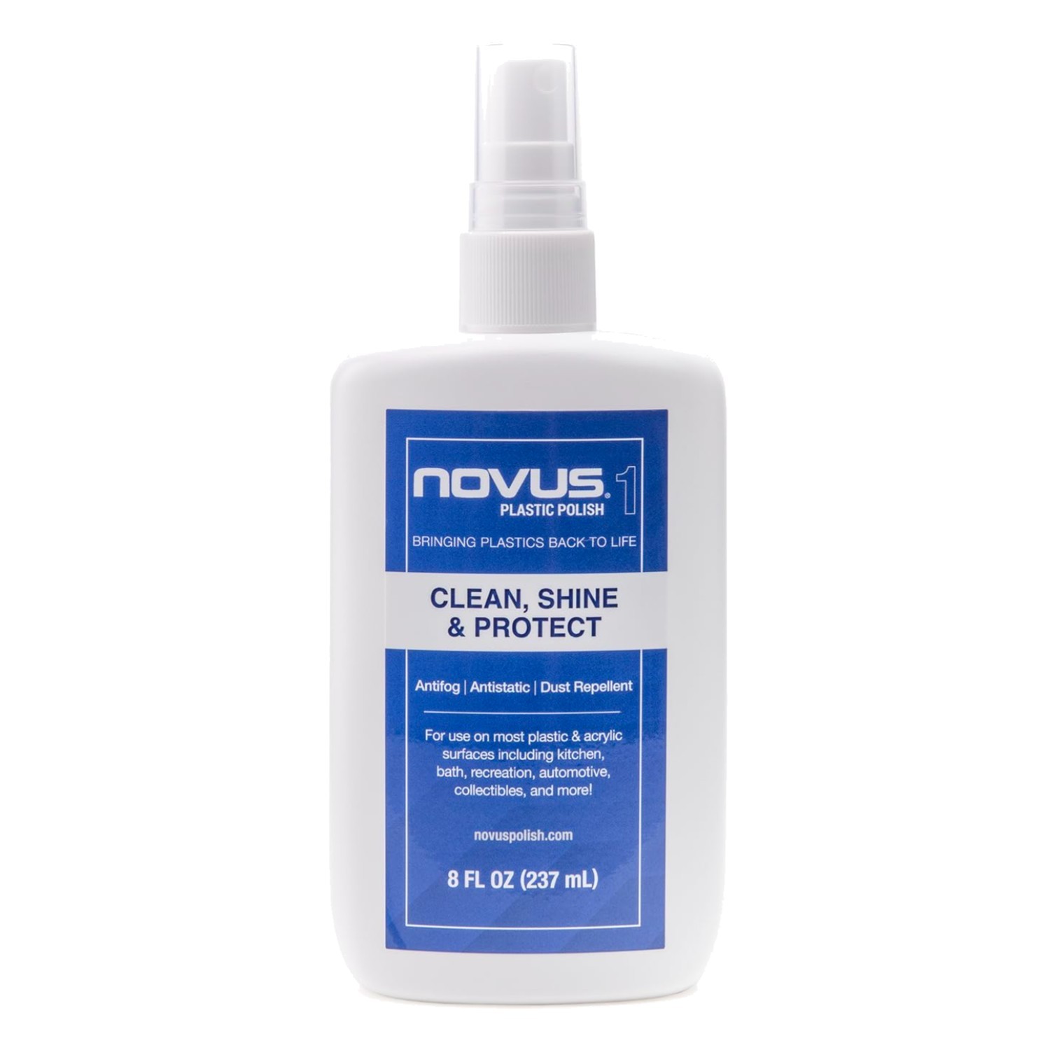 Novus Plastic Polish 1 8 Ounce Cleaner for Acrylic and Polycarbonate Shine