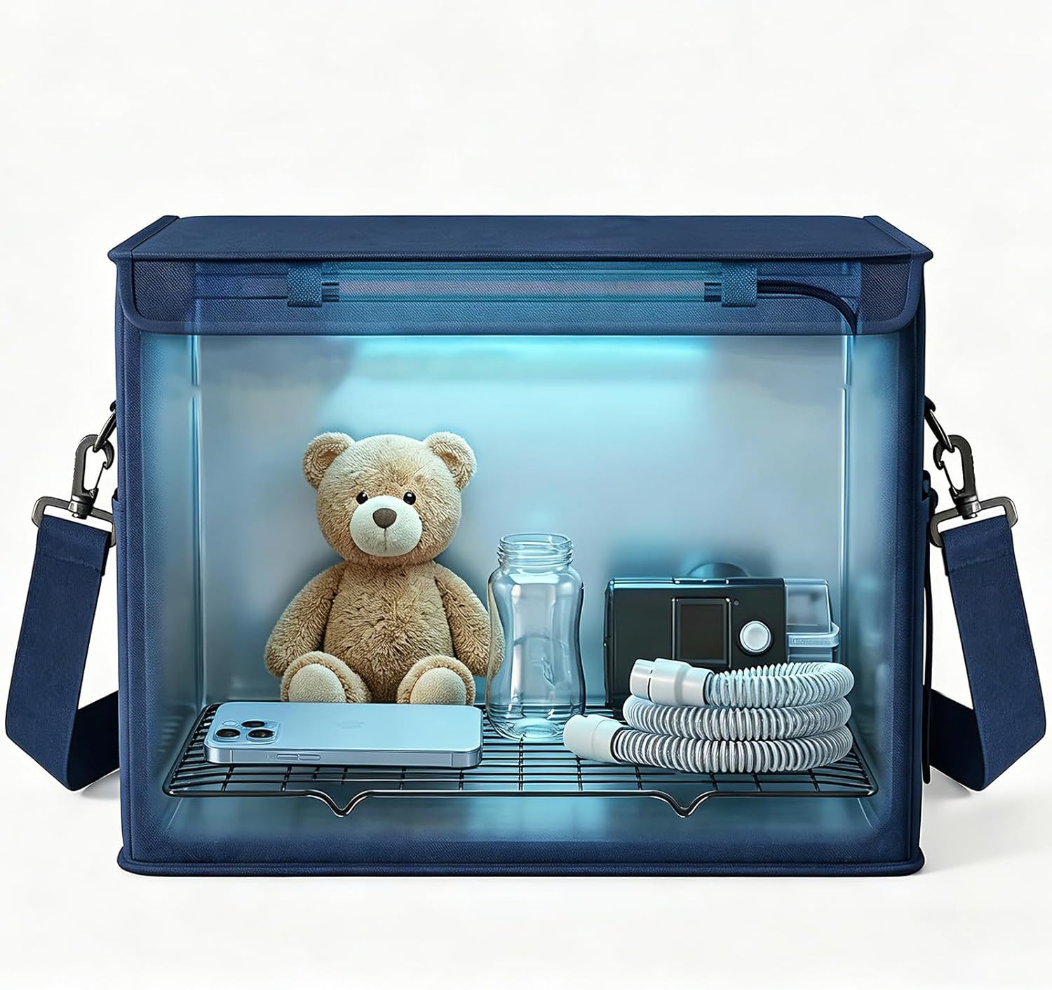 UV Light Sanitizer Box Foldable Large Cleaner and Sanitizing Machine with Timer